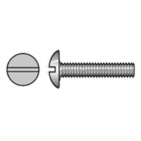 Gutter Bolts - Only Imperial Mush Head Slot Steel Zinc Plated