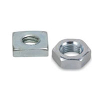 Pressed Nuts Steel Hex & Square Zinc Plated