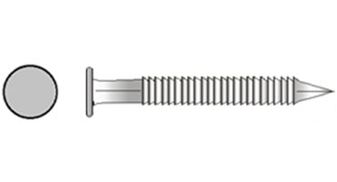 Flat Plain Head Nails Stainless Steel (316) Annular Grooved